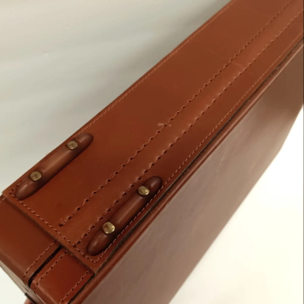 Vintage Hartmann Luggage Brown Belting Leather Briefcase/Attache'